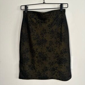 Charlotte Russe Green Pencil Skirt Knee-length for Cocktail